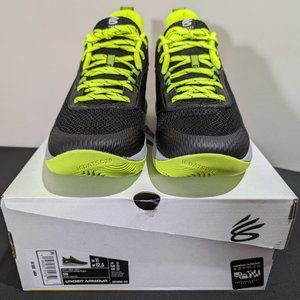 Under Armour UA Steph Curry 3Z6 Black/Grey Basketball Shoes Mens Size 11 NEW